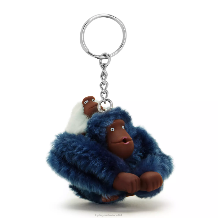 Mom And Baby Mom and Baby Sven Monkey Keychain Kipling Polar Blue Women 8T6J689 Keychains