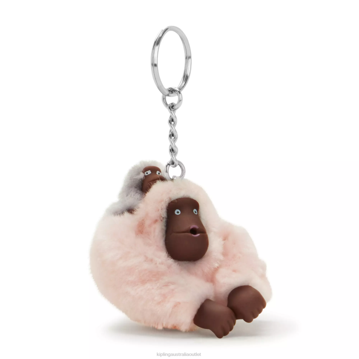 Mom And Baby Mom and Baby Sven Monkey Keychain Kipling Primrose Pink Women 8T6J685 Keychains