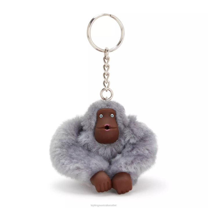Sven Small Monkey Keychain Kipling Dove Grey Women 8T6J667 Keychains