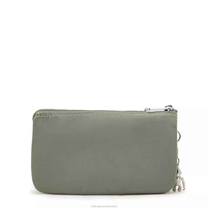 Creativity Large Pouch Kipling Dark Seaweed Women 8T6J605 Pouches