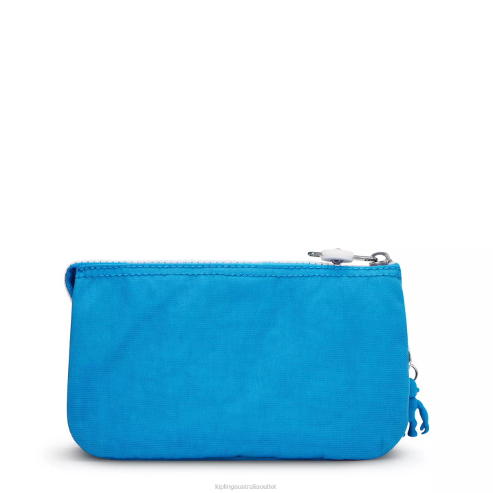 Creativity Large Pouch Kipling Eager Blue Women 8T6J537 Pouches