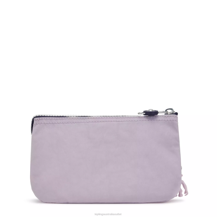 Creativity Large Pouch Kipling Gentle Lilac Block Women 8T6J540 Pouches