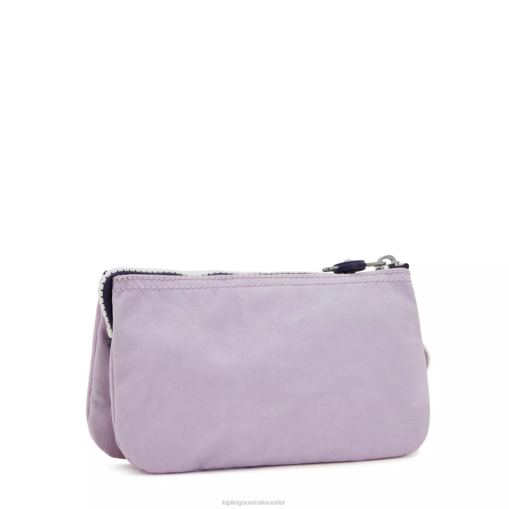 Creativity Large Pouch Kipling Gentle Lilac Block Women 8T6J540 Pouches