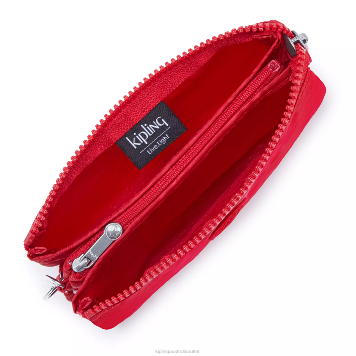 Creativity Large Pouch Kipling Red Rouge Women 8T6J538 Pouches