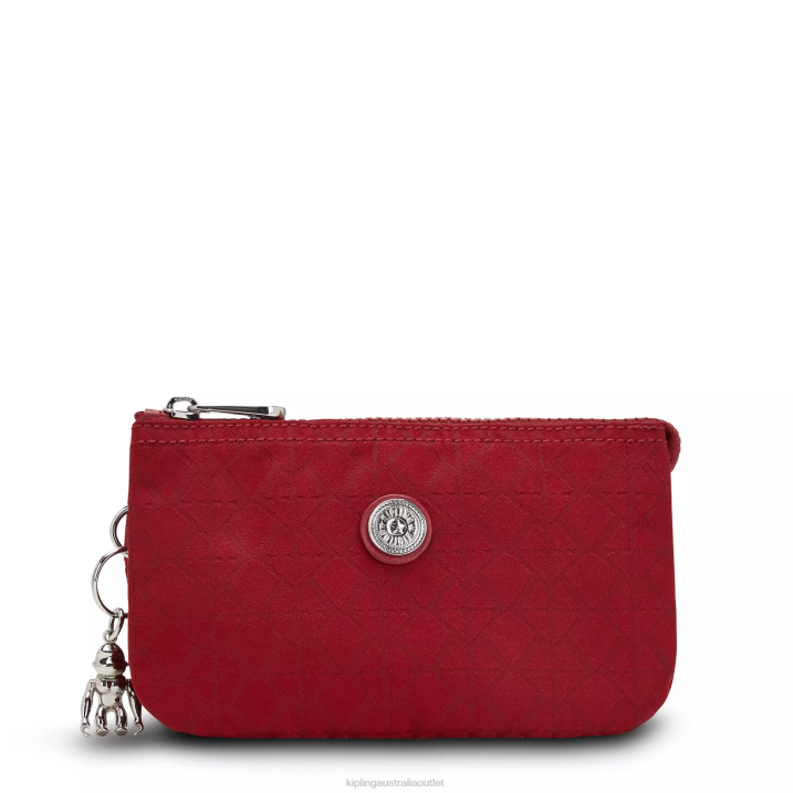 Creativity Large Pouch Kipling Signature Red Women 8T6J606 Pouches