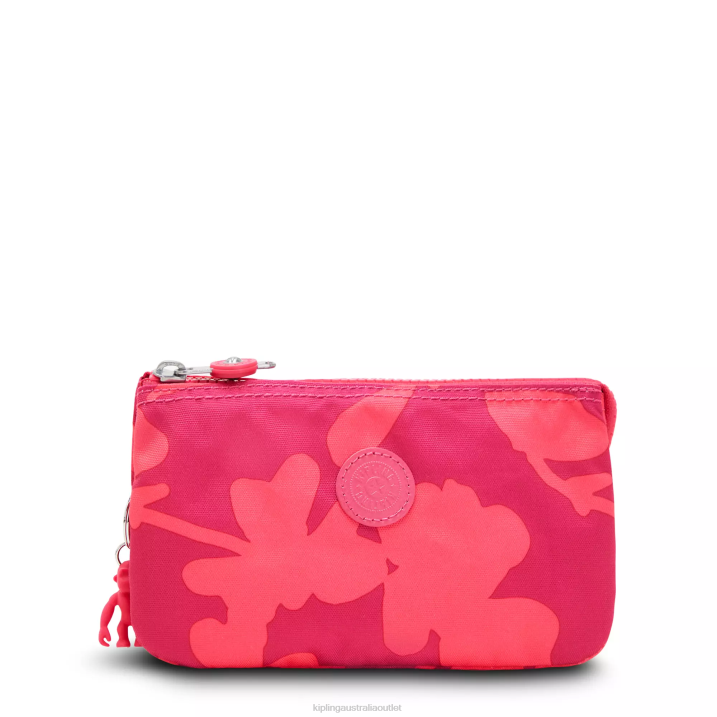Creativity Large Printed Pouch Kipling Coral Flower Women 8T6J304 Pouches