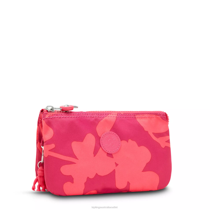 Creativity Large Printed Pouch Kipling Coral Flower Women 8T6J304 Pouches