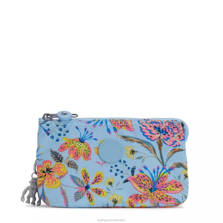 Creativity Large Printed Pouch Kipling Wild Flowers Women 8T6J308 Pouches