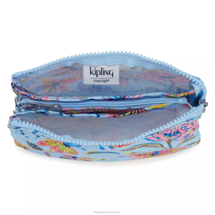 Creativity Large Printed Pouch Kipling Wild Flowers Women 8T6J308 Pouches