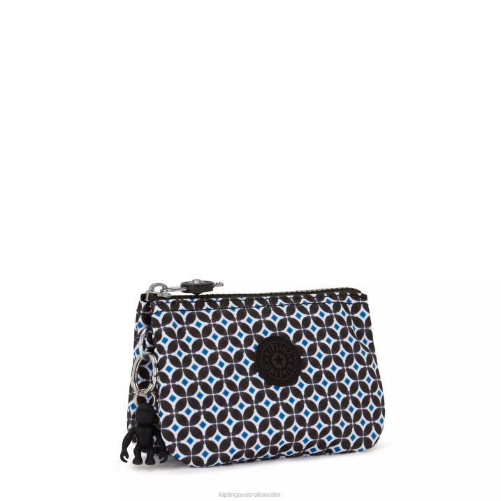 Creativity Small Printed Pouch Kipling Blackish Tile Women 8T6J557 Pouches