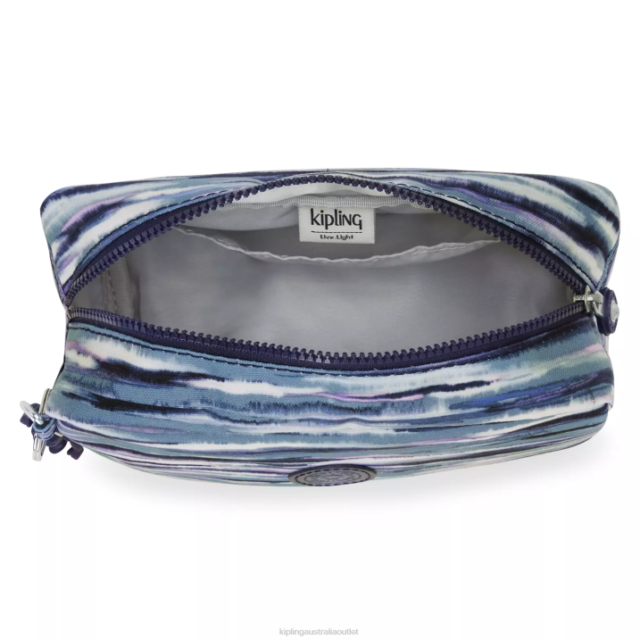 Gleam Printed Pouch Kipling Brush Stripes Women 8T6J528 Pouches