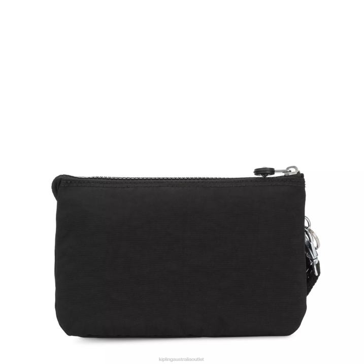 Creativity Extra Large Wristlet Kipling Black Noir Women 8T6J541 Wallets & Wristlets