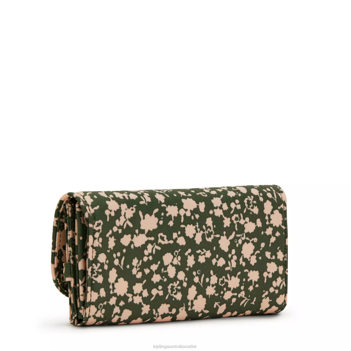 Money Land Printed Snap Wallet Kipling Fresh Floral Women 8T6J311 Wallets & Wristlets
