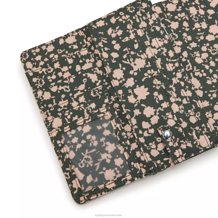 Money Land Printed Snap Wallet Kipling Fresh Floral Women 8T6J311 Wallets & Wristlets