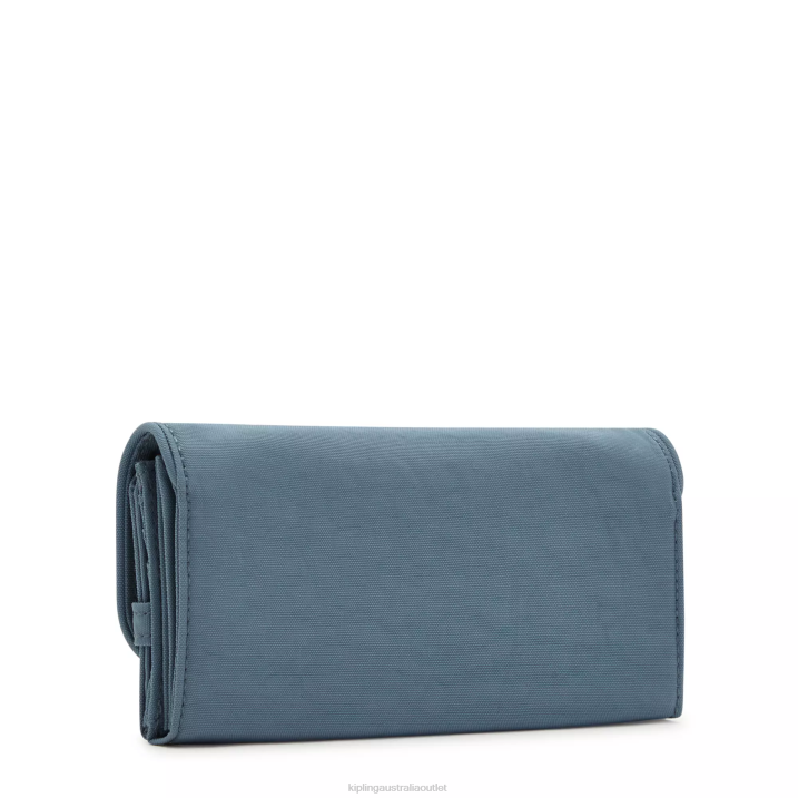 Money Land Snap Wallet Kipling Brush Blue Women 8T6J286 Wallets & Wristlets