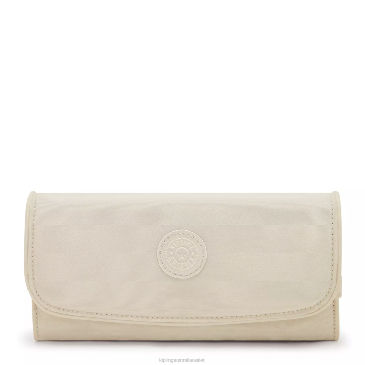 Money Land Snap Wallet Kipling Light Sand Women 8T6J291 Wallets & Wristlets