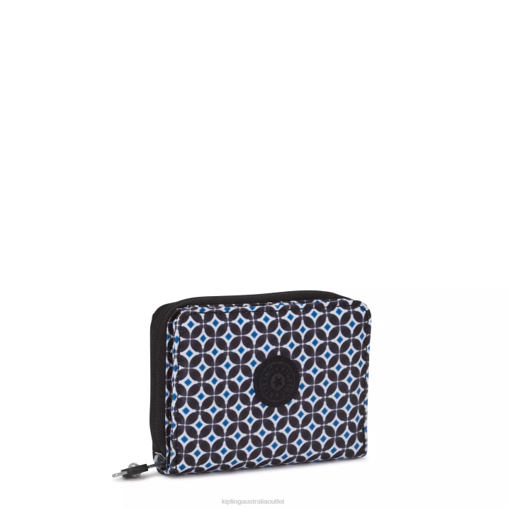 Money Love Small Printed Wallet Kipling Blackish Tile Women 8T6J295 Wallets & Wristlets