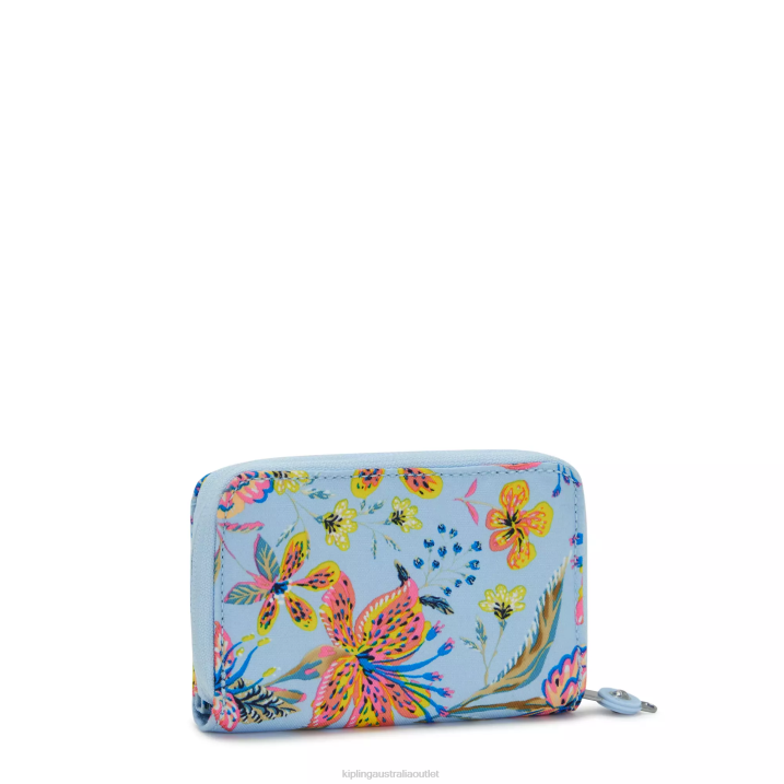 Money Love Small Printed Wallet Kipling Wild Flowers Women 8T6J296 Wallets & Wristlets