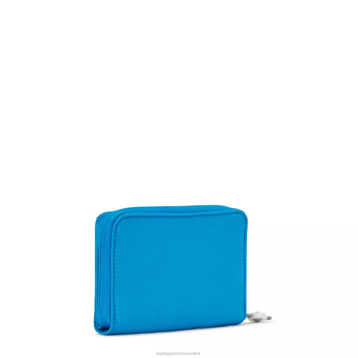 Money Love Small Wallet Kipling Eager Blue Women 8T6J301 Wallets & Wristlets