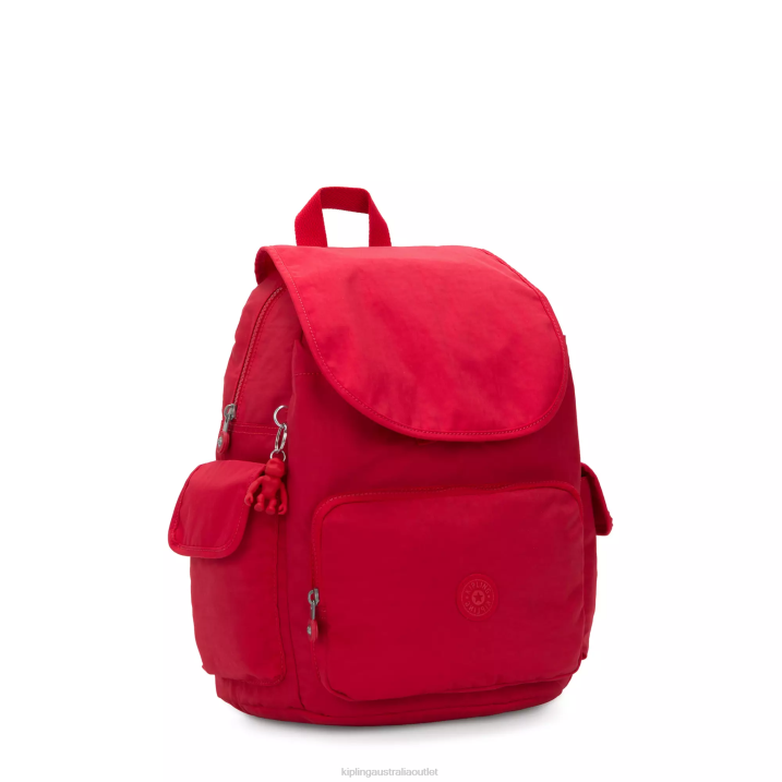 City Pack Backpack Kipling Red Rouge Women 8T6J354 Fashion Backpacks