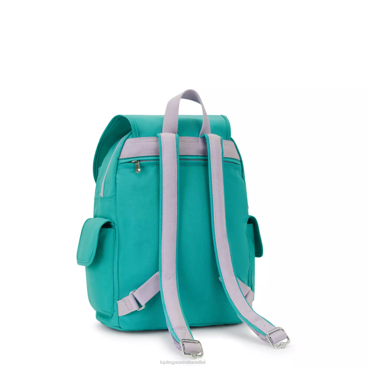 City Pack Backpack Kipling Surfer Green Women 8T6J350 Fashion Backpacks