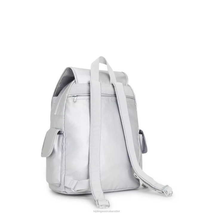 City Pack Metallic Backpack Kipling Candy Metallic Women 8T6J341 Fashion Backpacks
