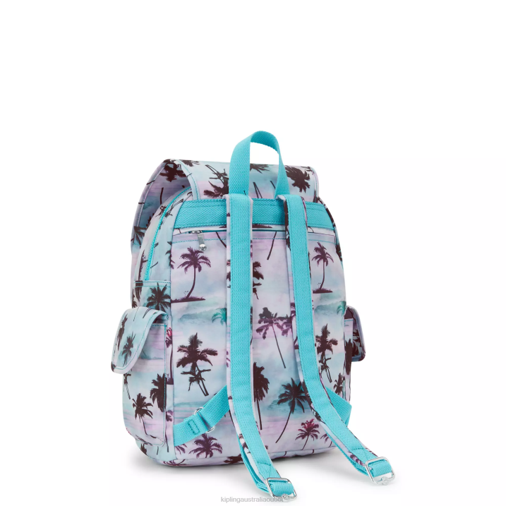 City Pack Printed Backpack Kipling Shadow Palm Print Women 8T6J338 Fashion Backpacks