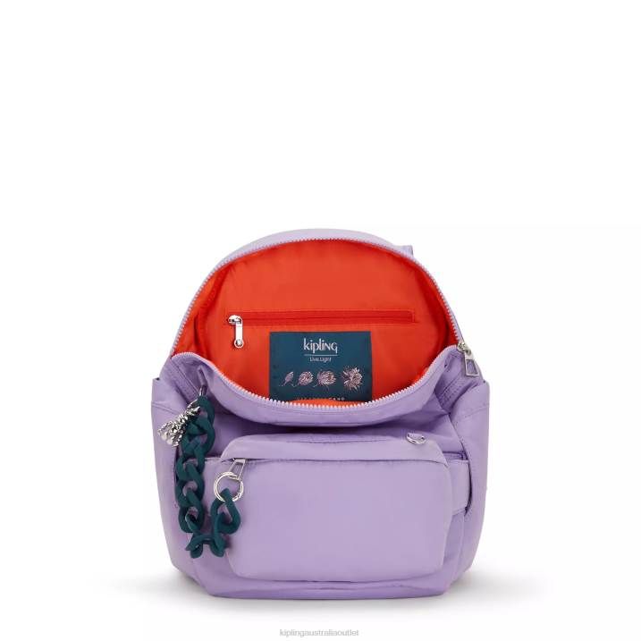 City Pack Small Victoria Tang Convertible Backpack Kipling VT Ice lavender Women 8T6J361 Fashion Backpacks