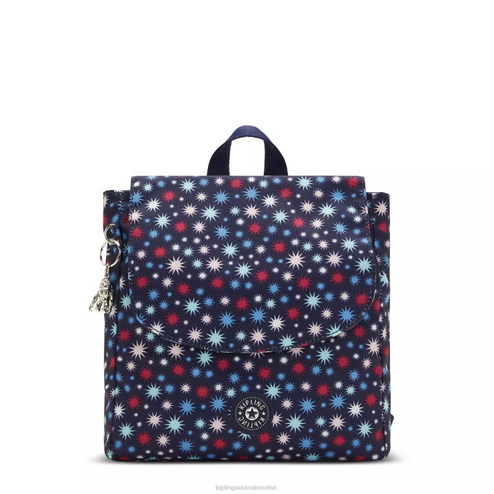 Dannie Printed Small Backpack Kipling Funky Stars Women 8T6J390 Fashion Backpacks