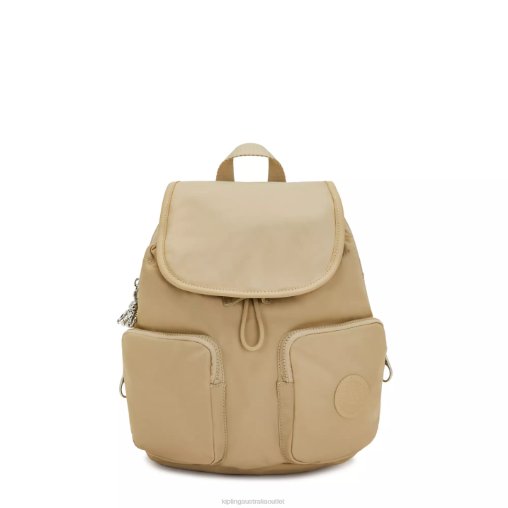 New City Pack Backpack Kipling Natural Beige Women 8T6J360 Fashion Backpacks