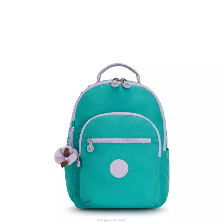 Seoul Small Tablet Backpack Kipling Surfer Green Women 8T6J342 Fashion Backpacks