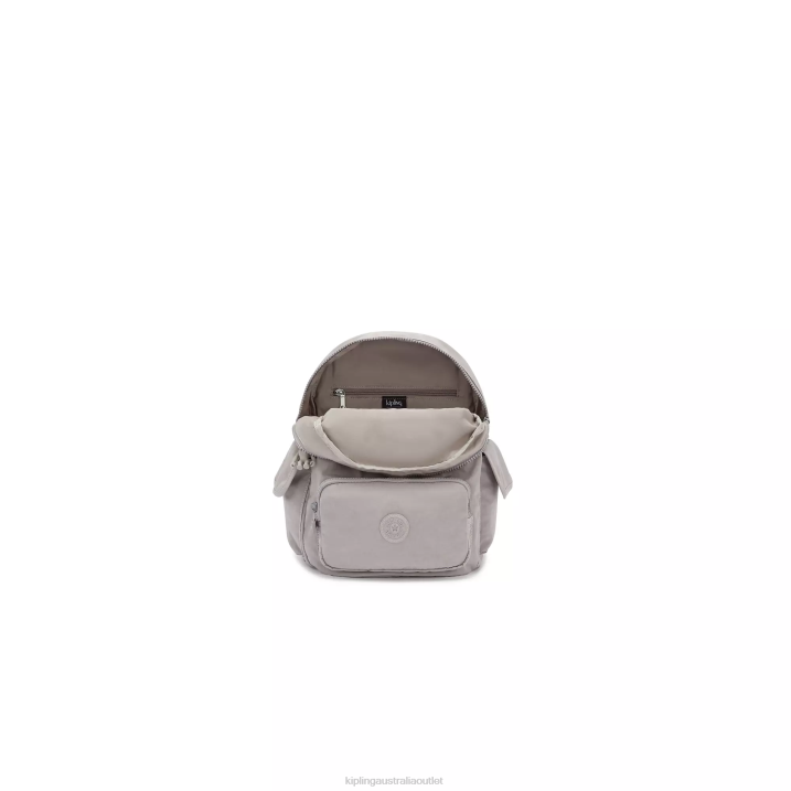 City Pack Small Backpack Kipling Grey Gris Women 8T6J406 Small Backpacks