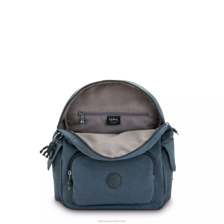 City Pack Small Backpack Kipling Nocturnal Grey Women 8T6J405 Small Backpacks