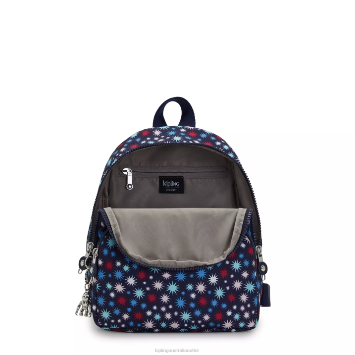 Paola Small Printed Backpack Kipling Funky Stars Women 8T6J384 Small Backpacks