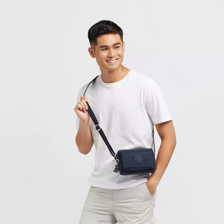 Abanu Crossbody Bag Kipling Blue Bleu Women 8T6J227 Crossbody Bags