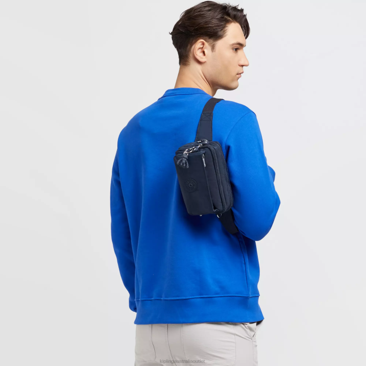 Abanu Multi Convertible Crossbody Bag Kipling Blue Bleu Women 8T6J120 Crossbody Bags