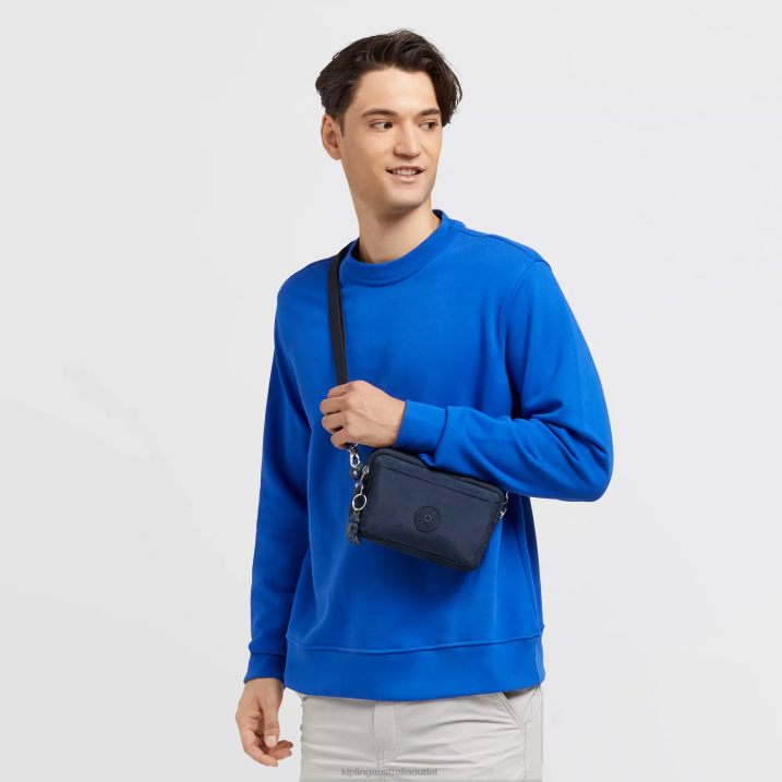 Abanu Multi Convertible Crossbody Bag Kipling Blue Bleu Women 8T6J120 Crossbody Bags