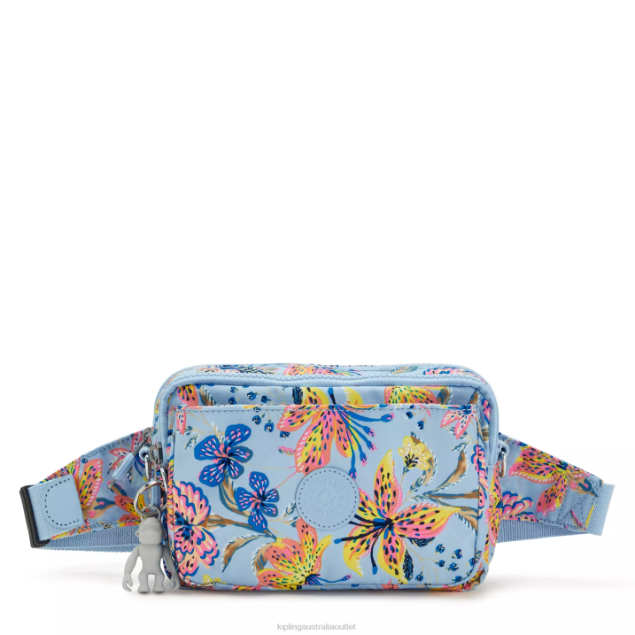 Abanu Multi Printed Convertible Crossbody Bag Kipling Wild Flowers Women 8T6J323 Crossbody Bags
