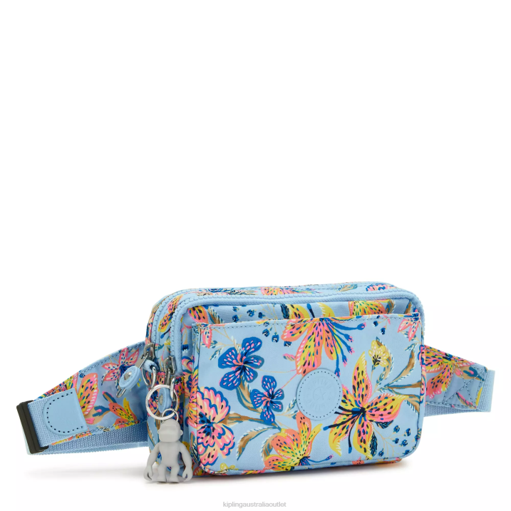Abanu Multi Printed Convertible Crossbody Bag Kipling Wild Flowers Women 8T6J323 Crossbody Bags