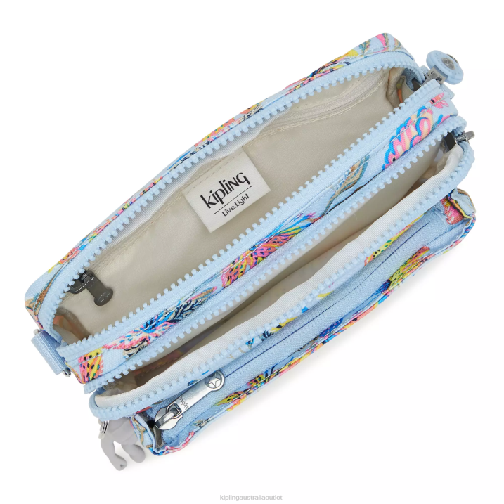 Abanu Multi Printed Convertible Crossbody Bag Kipling Wild Flowers Women 8T6J323 Crossbody Bags