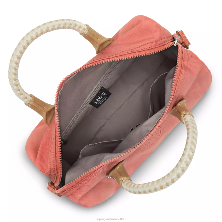 Abia Crossbody Bag Kipling Vintage Pink M Women 8T6J183 Crossbody Bags