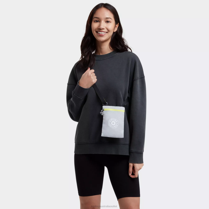 Afia Lite Mini Crossbody Bag Kipling Air Grey Women 8T6J80 Crossbody Bags