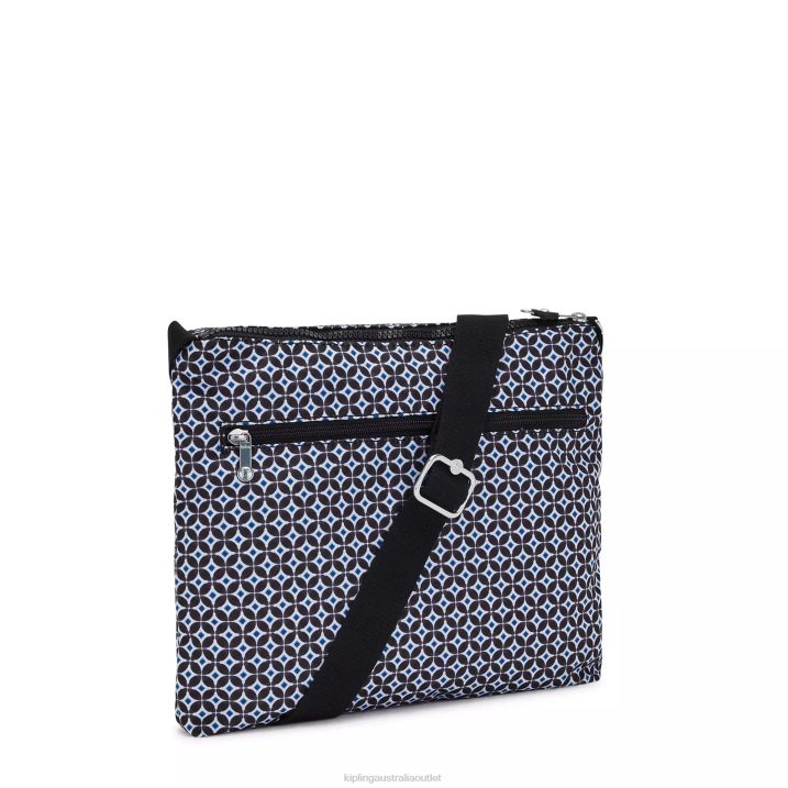 Alvar Printed Crossbody Bag Kipling Blackish Tile Women 8T6J145 Crossbody Bags
