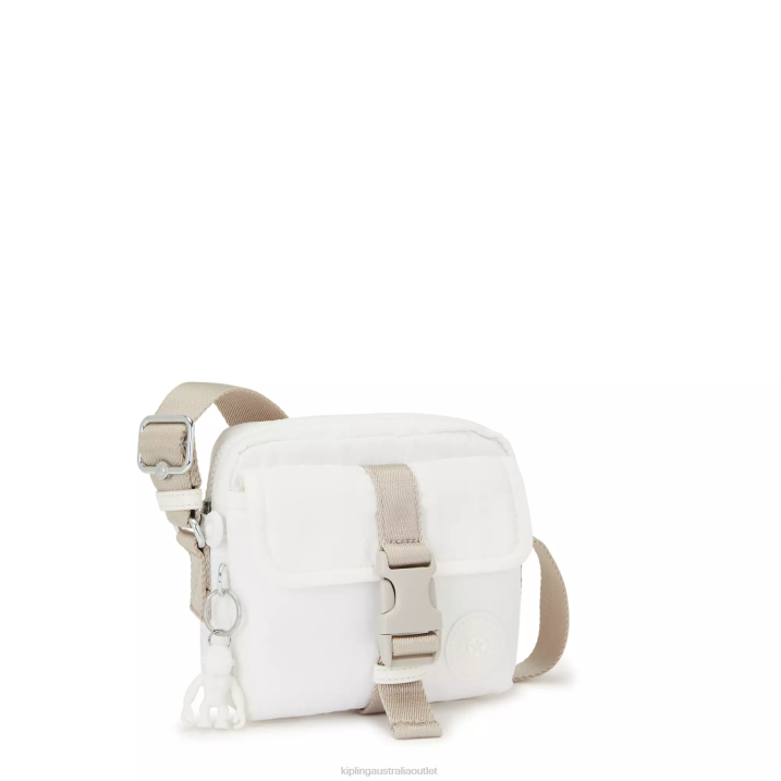 Desta Crossbody Bag Kipling Alabaster Women 8T6J30 Crossbody Bags