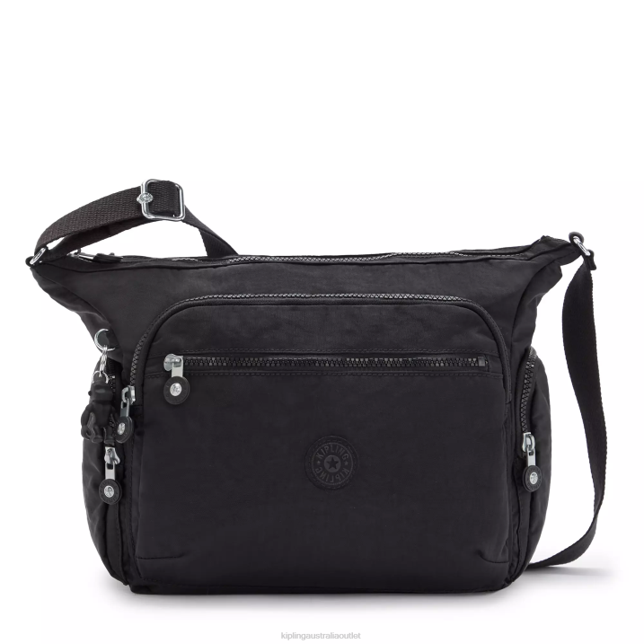 Gabbie Crossbody Bag Kipling Black Noir Women 8T6J131 Crossbody Bags