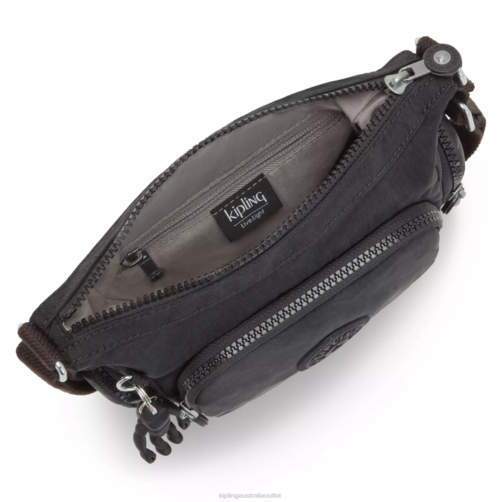 Gabbie Mini Crossbody Bag Kipling Black Noir Women 8T6J19 Crossbody Bags