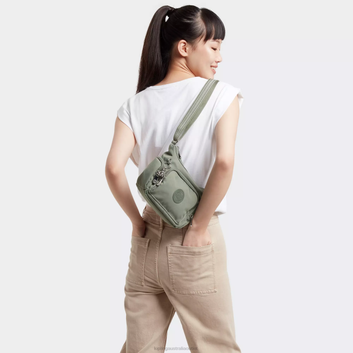 Gabbie Mini Crossbody Bag Kipling Dark Seaweed Women 8T6J74 Crossbody Bags