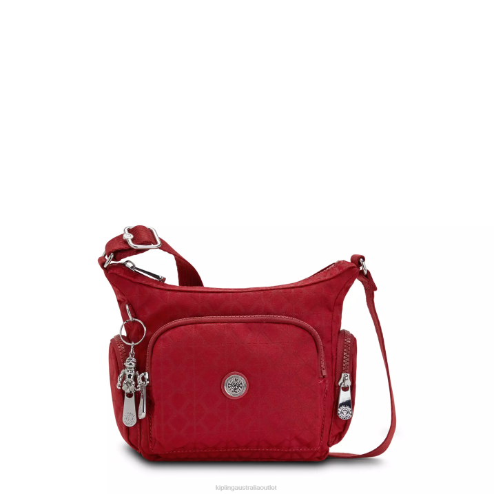 Gabbie Mini Crossbody Bag Kipling Signature Red Women 8T6J73 Crossbody Bags