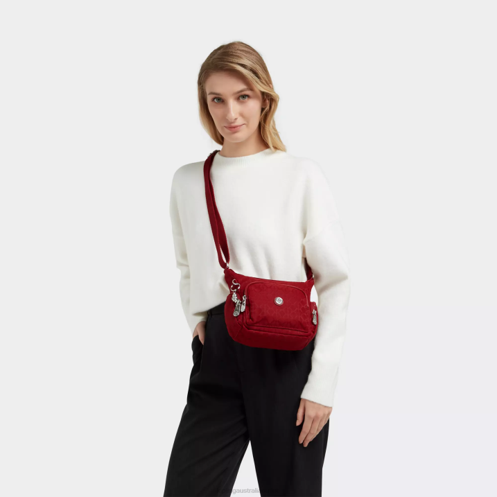 Gabbie Mini Crossbody Bag Kipling Signature Red Women 8T6J73 Crossbody Bags