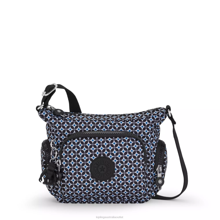 Gabbie Mini Printed Crossbody Bag Kipling Blackish Tile Women 8T6J140 Crossbody Bags